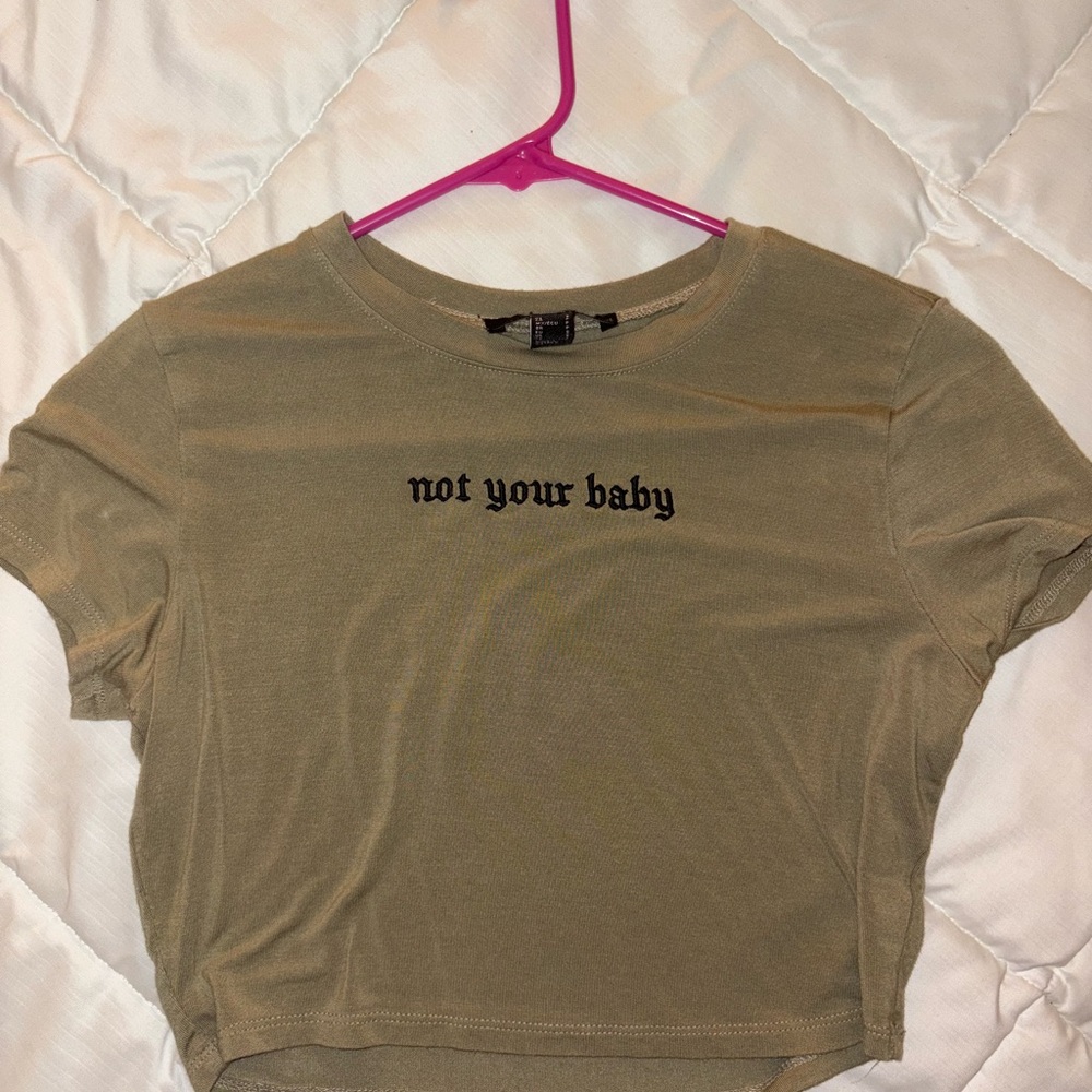 Olive Green Graphic Tee